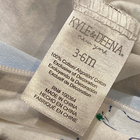 Kyle & Deena New York Infant Sleeper, Elephant Security Blanket NWT Size 3-6 mos - Picture 6 of 8